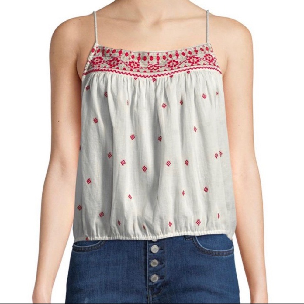 BNWT! Free People Eternal Love Embroidered Top